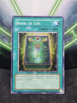 Yugioh Book of Life DB2-EN230 Super Rare MP - Image 1