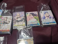 300 plus Cards Weiss Schwarz Trading Cards vast majority R, RR 1Lb s and 10 oz - Image 3