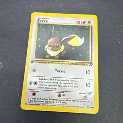 Eevee First Edition 55/82 Pokemon Card 2000 Team Rocket - Image 1