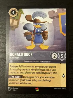 Disney Lorcana TCG Donald Duck Musketeer Spiel Essen Promo Card 13/P1 (#3) - Image 1
