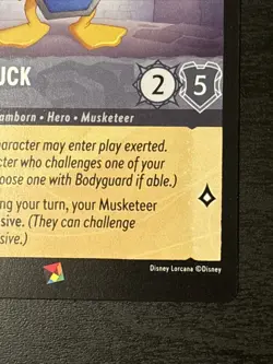 Disney Lorcana TCG Donald Duck Musketeer Spiel Essen Promo Card 13/P1 (#3) - Image 4