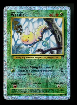 #2 Weedle 99/110 Legendary Collection 2002 Reverse Holo Pokemon Card TCG - Image 1