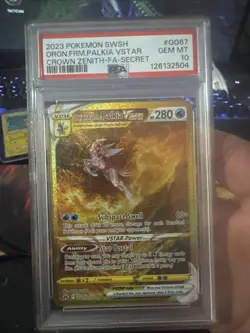 2023 Crown Zenith Origin Forme Palkia VSTAR PSA 10 Secret Rare Card #GG67/GG70 - Image 1