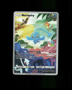 FAN-ART READ DESCRIPTION BELOW HOLO Manaphy Card Manaphy Pokemon Card p1 - Image 1