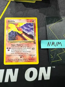 Pokemon Card Moltres Black Star Promo WOTC Vintage 21 007 💎NM💎 - Image 1