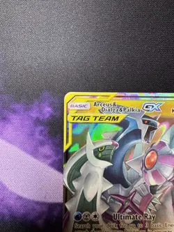 Arceus & Dialga & Palkia GX - 156/236 -Cosmic Eclipse Card NM - 10 contender - Image 3