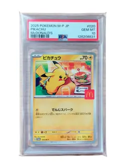 Japan PSA10 Pokemon Card McDonald's Happy Set Promo 2025 - Image 1