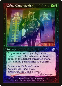 Cabal Conditioning FOIL Scourge PLD Black Rare MAGIC GATHERING CARD ABUGames - Image 1