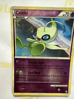 Celebi - 3/102 - Holo Rare Triumphant HGSS Set - Pokemon Card 2010 - Image 1
