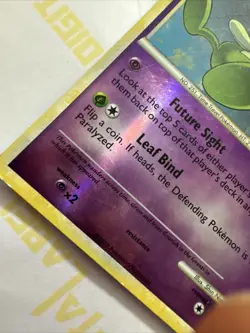 Celebi - 3/102 - Holo Rare Triumphant HGSS Set - Pokemon Card 2010 - Image 2