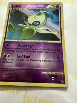 Celebi - 3/102 - Holo Rare Triumphant HGSS Set - Pokemon Card 2010 - Image 5