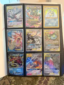 Pokemon Card Binder Collection Lot Massive Rare Holos Mixed Conditions GX IR SIR - Image 1