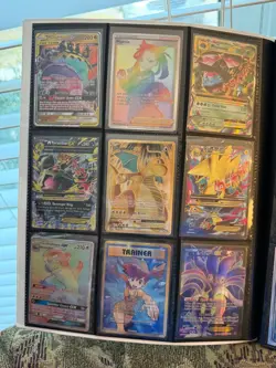 Pokemon Card Binder Collection Lot Massive Rare Holos Mixed Conditions GX IR SIR - Image 2