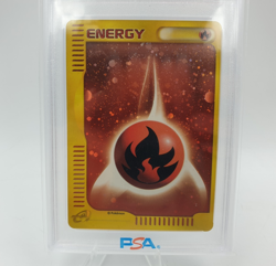 Fire Energy Holo PSA 10 McDonald's 2002 Japanese Pokemon Card Graded - Image 4