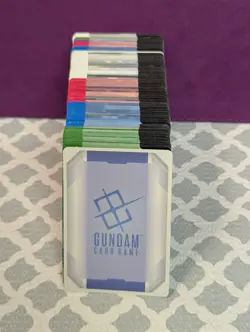 GUNDAM CARD GAME BULK LOT 200+ CARDS C/U NEWTYPE RISING / DUAL IMPACT BANDAI - Image 1
