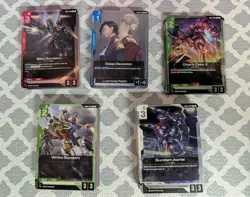 GUNDAM CARD GAME BULK LOT 200+ CARDS C/U NEWTYPE RISING / DUAL IMPACT BANDAI - Image 2