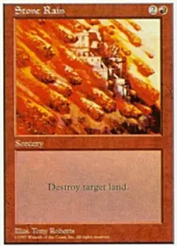 Stone Rain NM, English MTG Fifth Edition - Image 1