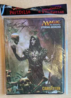 Magic The Gathering Eternal Weekend Card Titan Ultra Pro 9-Pocket Portfolio - Image 1