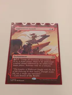 Aggravated Assault Wilds of Eldraine: Enchanting Tales Regular - Image 1