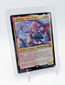 MTG - Lightning, Army of One - Mythic Regular #233 - Final Fantasy NM - Image 1
