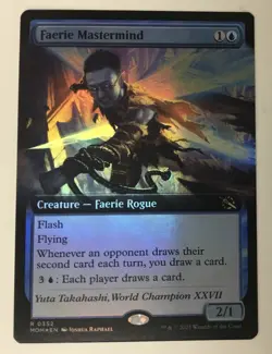 Faerie Mastermind (Extended Art) March of the Machine Foil - Image 1