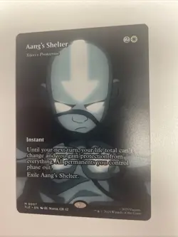 Aang's Shelter - Teferi's Protection (Borderless) NM Free Shipping - Image 1