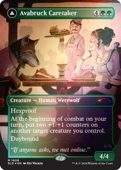 Magic The Gathering Secret Lair Featuring Not A Wolf Traditional Foil SEALED - Image 2