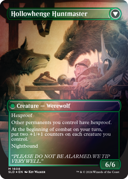 Magic The Gathering Secret Lair Featuring Not A Wolf Traditional Foil SEALED - Image 3