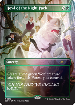 Magic The Gathering Secret Lair Featuring Not A Wolf Traditional Foil SEALED - Image 5