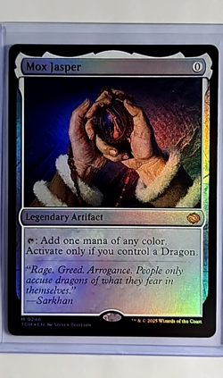2025 MTG Magic The Gathering TDM Tarkir Dragonstorm Foil #246 Mox Jasper Mythic - Image 1