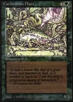4x Carnivorous Plant NM-Mint, English The Dark MTG Magic - Image 1