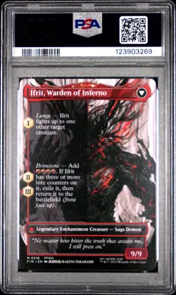 3269 Clive Ifrit Dominant 2025 Magic: The Gathering Final Fantasy #0318 PSA 10 - Image 2