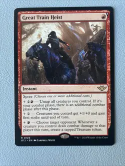MTG: Great Train Heist - Outlaws of Thunder Junction (OTJ) - NM - Image 1