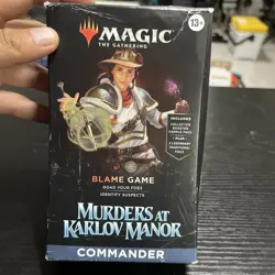 MtG: Murders at Karlov Manor - Commander Deck - Deep Clue Sea - NEW/open box - Image 1