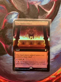 MTG Magic The Gathering -Fire Nation Palace -R 0389 -NM -Extended -FOIL?? - Image 1