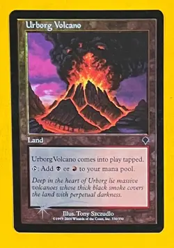 MTG URBORG VOLCANO (Foil) Invasion (OldManMTG 011-872) - Image 1