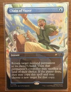 FOIL - Chain of Vapor - Avatar the Last Airbender Secret Lair MTG Magic - Image 2