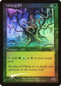 Apocalypse MTG FOIL Urborg Elf Magic - Image 1