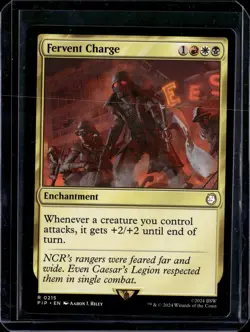 Fervent Charge - 215 - PIP - NM - MTG Magic the Gathering - Image 1