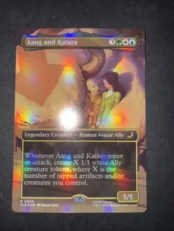 Aang and Katara (Borderless) Avatar: The Last Airbender: Eternal-Legal Foil - Image 2