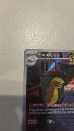 Gumshoos 153/132 Illustration Rare ME01: Mega Evolution Pokemon TCG NM +2 Poke!! - Image 2