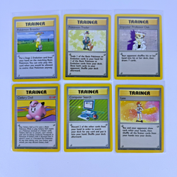 Lot of 6 Vintage Trainer Pokemon Cards WOTC Rare MP/LP - Image 1