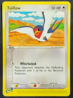 Taillow 76/97 2003 EX-Dragon Common Pokemon Card E-Reader Vintage - Image 1