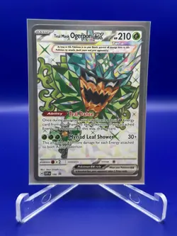 2023-24 Pokemon Scarlet and Violet Black Star Promos #166 Teal Mask Ogerpon ex - Image 1