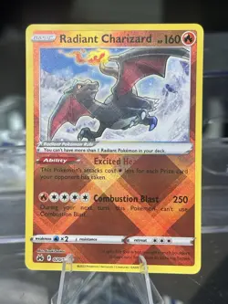 Radiant Charizard Radiant Rare Pokemon Crown Zenith 020/159 NM - Image 1