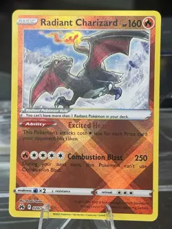 Radiant Charizard Radiant Rare Pokemon Crown Zenith 020/159 NM - Image 2