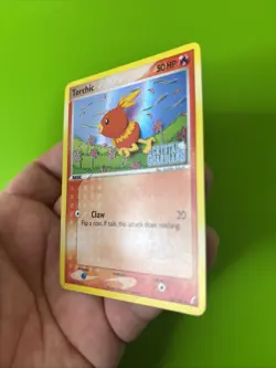 Torchic 65/100 EX Crystal Guardians Reverse Holo Stamped Pokemon Card LP+ - Image 5