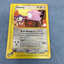 Chansey Expedition Base Set MP 72/165 Regular Pokemon Uncommon - Image 1