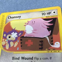 Chansey Expedition Base Set MP 72/165 Regular Pokemon Uncommon - Image 2