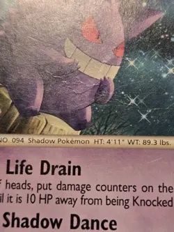 Gengar 27/130 - Rare (Diamond and Pearl) - Heavily Played Pokemon Card - Image 3